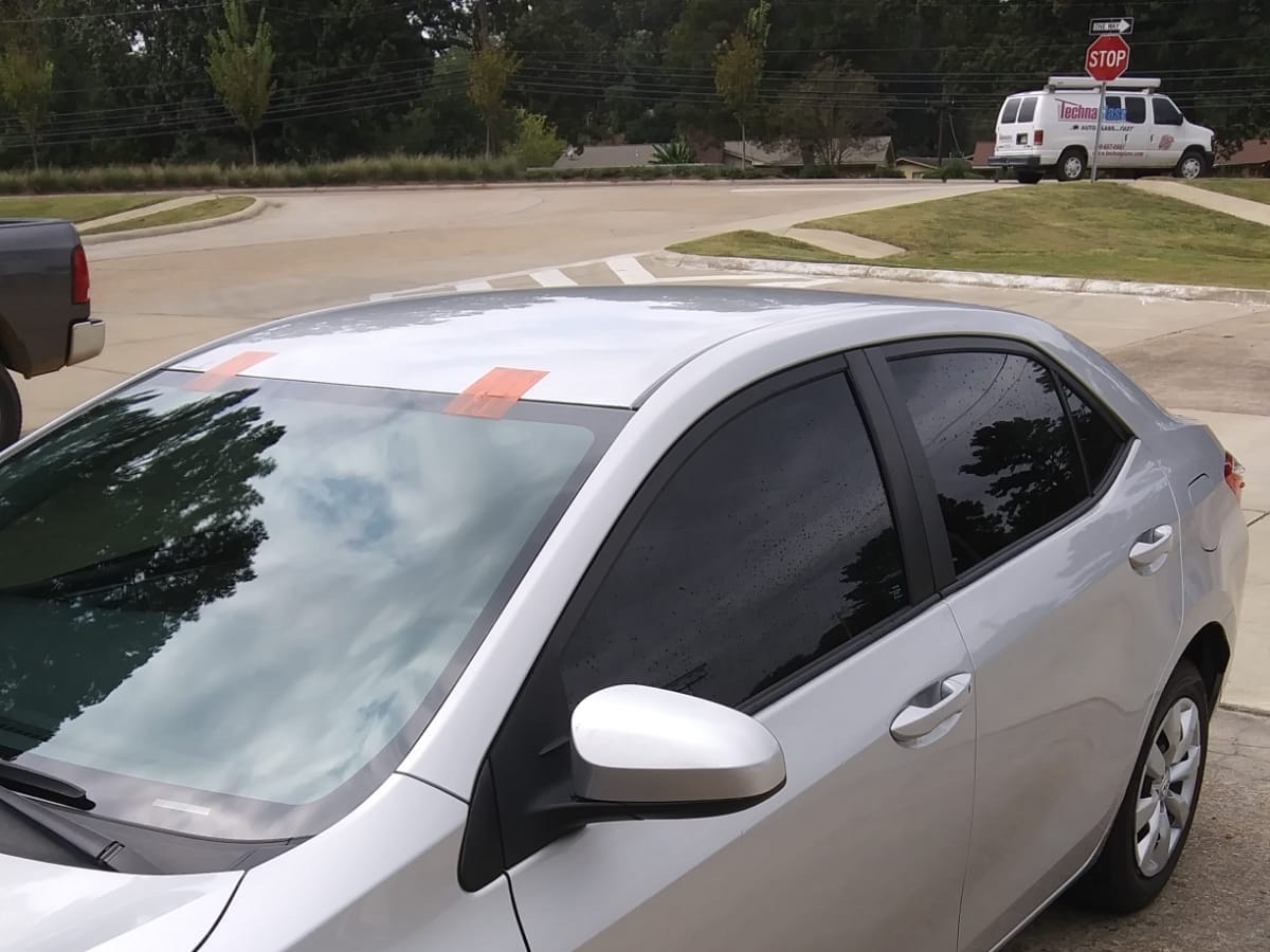 Windshield replacement and window tint work